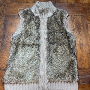 Fenn Wright Manson Fur Sweater Vest